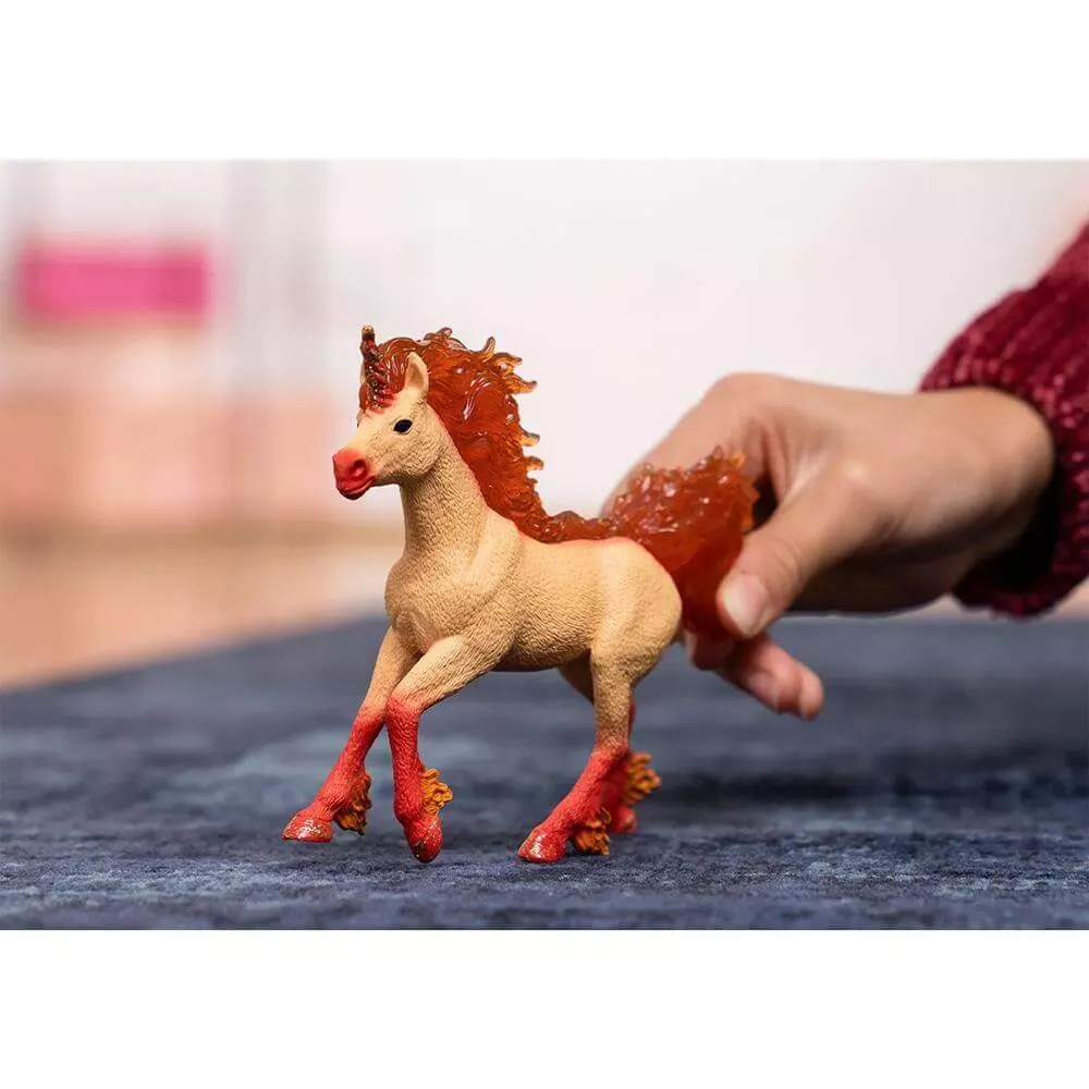 Schleich Elementa Fire Unicorn Stallion 70756